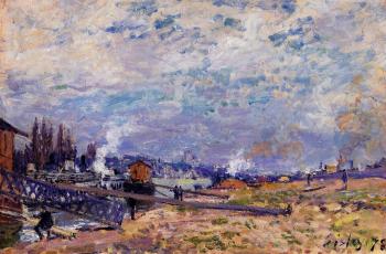 Alfred Sisley : The Seine at Grenelle